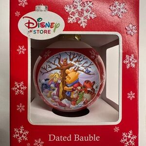 Disney Store vintage Winnie the Pooh Christmas Ornament NIB